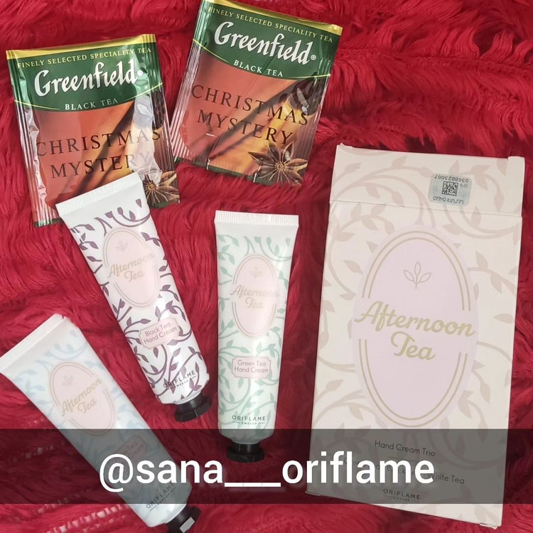 کرم دست سه تایی چای سفید،سیاه و سبز اوریفلیم ۹۰ میل