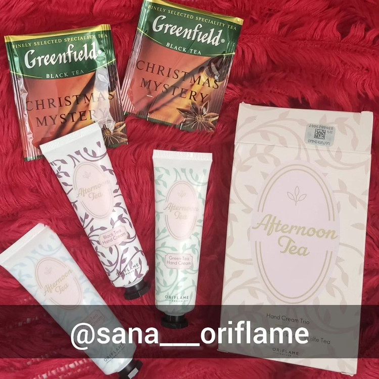 کرم دست سه تایی چای سفید،سیاه و سبز اوریفلیم ۹۰ میل