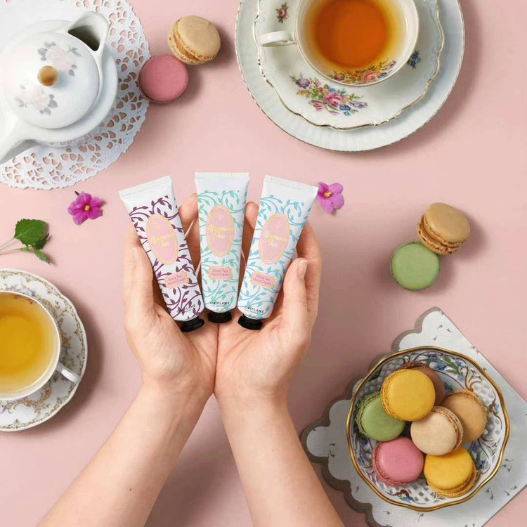 ست سه عددی کرم دست چای آنتی باکتریال اوریفلیم ۹۰ میل