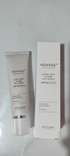 شیلد ضدافتاب نوویج پلاس شیلد همه کاره نوویج پلاس Novage Proceuticals Ultra Light UV _Age Day Shield + SPF 50 co