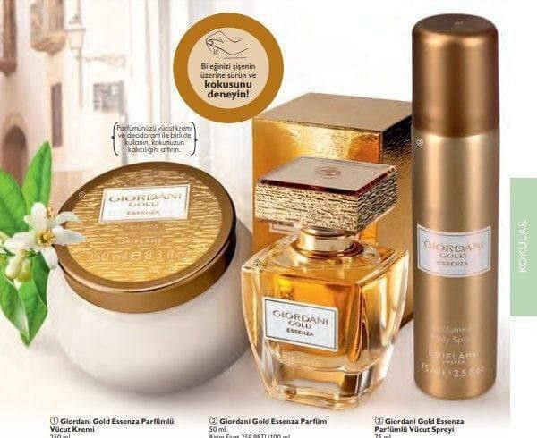 اسپری عطری جوردانی گلد اسنزا ماندگار و خوشبو زنانه اوریفلیم
