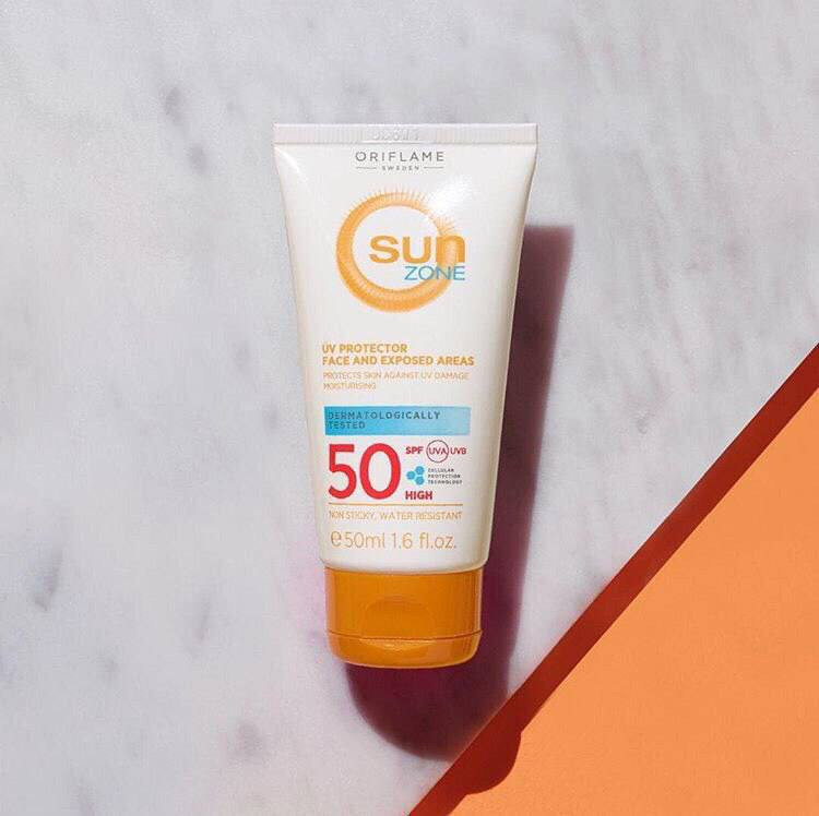 کرم ضدآفتاب محافظ UV سان زون spf50