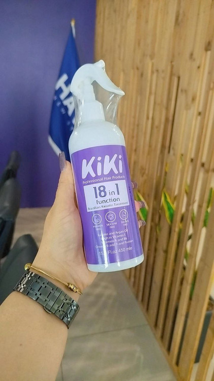 ماسک مو بعد حمام ۱۸ کاره بدون آبکشی 450میل برند kiki