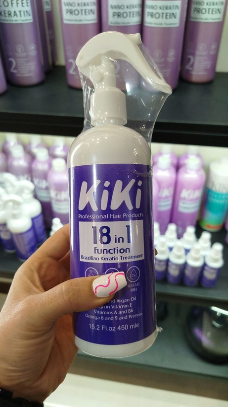 خرید ماسک مو بعد حمام ۱۸ کاره 450میل برند kiki