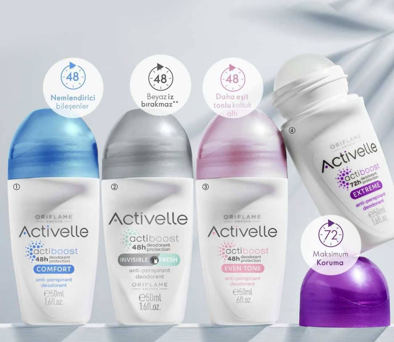 مام رولی ضد تعریق , اکتیول اوریفلیم ۵۰میل