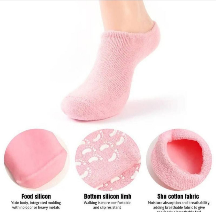 خرید جوراب سیلیکونی رفع ترک پاشنه پا