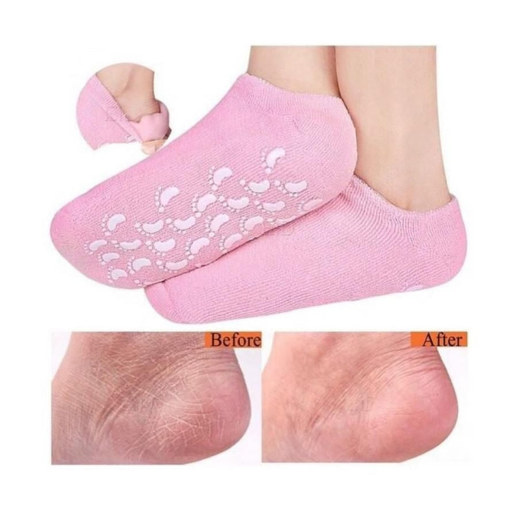 جوراب سیلیکونی ژله ای رفع خشکی و ترک پاشنه
