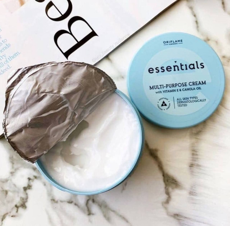 کرم صورت و بدن اسنشالز حاوی ویتامین E وروغن کانولا