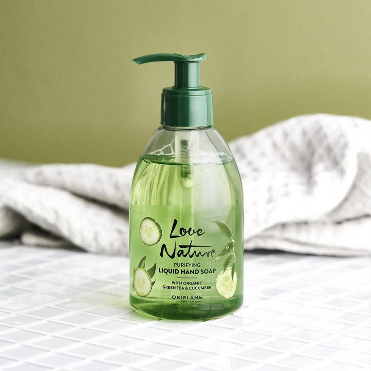 صابون مایع دست باعصاره تی تری و خیار اوریفلیم۳۰۰ میل