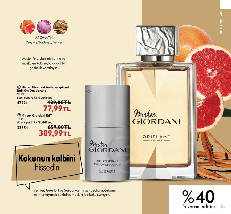 خرید عطر ادوپرفیوم میستر جیوردانی اوریفلیم