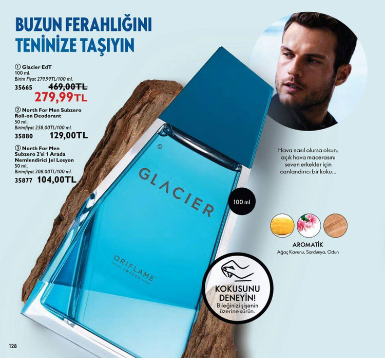 عطر تویلت مردانه گلاشیر برند اوریفلیم