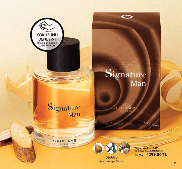 عطر مردانه ادوتویلت سیگنچر برند اوریفلیم