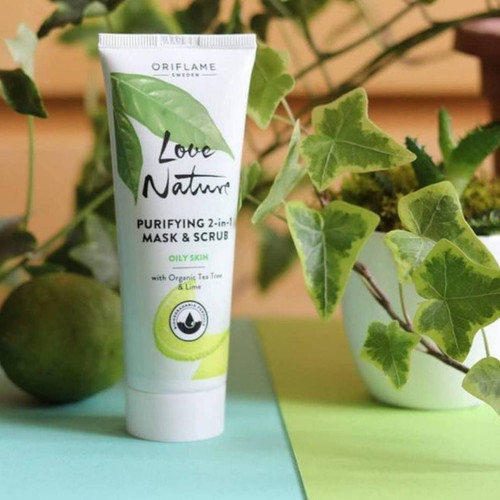 خرید ماسک و اسکراب 2 در 1 پاکسازی کننده تی تری و لیمو