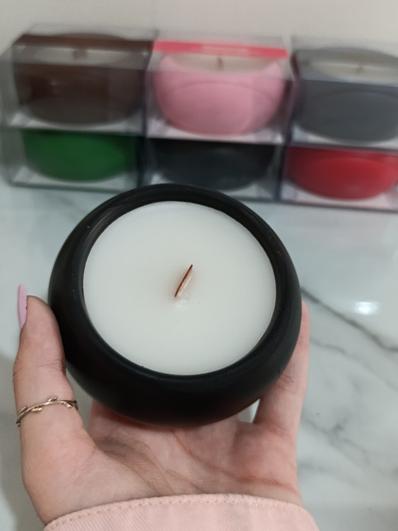 خرید شمع وارمر گرد در رنگهای متنوع و زیبا ۱۰سانتی متر