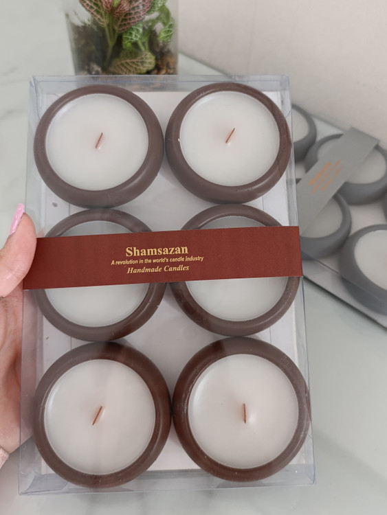 خرید شمع وارمر گرد در رنگهای متنوع و زیبا قطر۷ سانتی متر