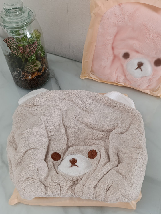 خرید کلاه حمام میکروفایبر طرح عروسکی فانتزی