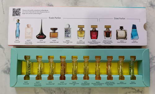 خرید پک تستر عطر اوریفلیم گارانتی اصل قیمت مناسب بدون واسطه ارزان آنلاین