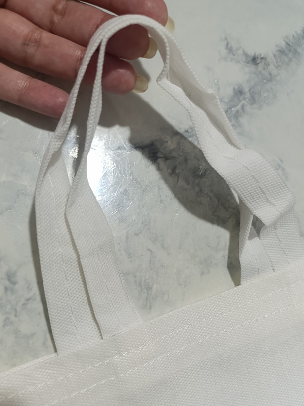ساک دستی پارچه ای سوزنی دسته دار 42 سانتی